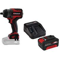 Professional Cordless Impact Wrench with 4Ah PXC Battery & Charger Starter Kit, 18 V, 1/2" Socket GTA Hardware Inc