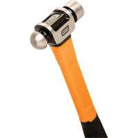 Ball Pein Hammer, 8 oz. Head Weight, Plain/Polished Face, Fibreglass Handle GTA Hardware Inc