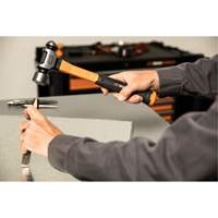 Ball Pein Hammer, 32 oz. Head Weight, Plain/Polished Face, Fibreglass Handle GTA Hardware Inc