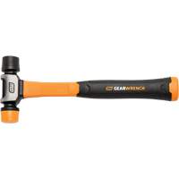 Soft Face Hammer, 16 oz. Head Weight, Plain Face, Solid Steel Handle, 12-1/4" L GTA Hardware Inc