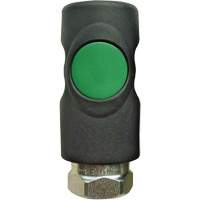 Raccord rapide TOPQUIK S1 Ultraflo 7,8 mm, Composite en polyester/Acier inoxydable, 1/4", NPT femelle, 174 PSI GTA Hardware Inc
