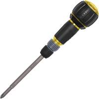 Tournevis &agrave; cliquet Fastbit Tru-Grip, embouts Phillips et &agrave; fente, 8-1/2" lo, Prise Plastique/Coussin&eacute;e GTA Hardware Inc