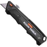Couteau r&eacute;tractable &agrave; chargement automatique avec magasin de lames double face, Acier, Prise en Plastique GTA Hardware Inc