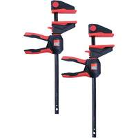 Ensemble de serre-joints &agrave; g&acirc;chette pour barres &agrave; une main avec poign&eacute;e rotative &agrave; 360°, 12" (304,8 mm) GTA Hardware Inc