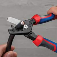 StepCut&reg; XL Cable Shears with KNIPEXTEND Handle, 9" GTA Hardware Inc