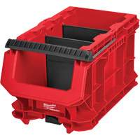 PACKOUT Compact Crate, 15-1/2" x 9-1/2" x 8-3/4", Black/Red GTA Hardware Inc