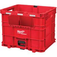 PACKOUT XL Crate, 15-3/4" x 18-5/8" x 15", Black/Red GTA Hardware Inc