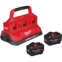 M18 Forge Starter Kit with 2 Batteries & 6-Bay Rapid Charger, Lithium-Ion, 18 V, 12 Ah GTA Hardware Inc