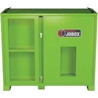 Armoire ventil&eacute;e pour le rangement d'&eacute;PI sur place, Acier, Vert lime haute visibilit&eacute; GTA Hardware Inc