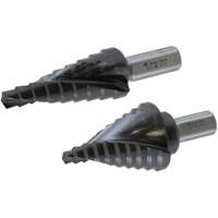 Multi-Step Drill Bit, 1/4" - 1-3/8" , 1/8" Increments, High Speed Steel GTA Hardware Inc