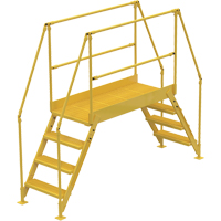 Crossover Ladder, 91 " Overall Span, 40" H x 48" D, 24" Step Width GTA Hardware Inc