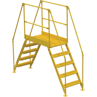 Crossover Ladder, 103-1/2" Overall Span, 50" H x 48" D, 24" Step Width GTA Hardware Inc