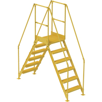 Crossover Ladder, 92" Overall Span, 60" H x 24" D, 24" Step Width GTA Hardware Inc
