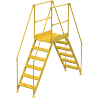 Crossover Ladder, 104" Overall Span, 60" H x 36" D, 24" Step Width GTA Hardware Inc