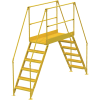 Crossover Ladder, 128" Overall Span, 60" H x 60" D, 24" Step Width GTA Hardware Inc