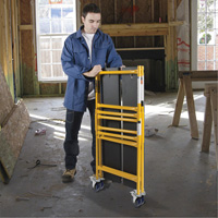 Ensemble de petit &eacute;chafaudage de base de 4' Jobsite Series, Cadre Acier, 41" p x 45-3/4" h GTA Hardware Inc