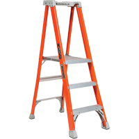 Industrial Heavy-Duty Pro Platform Stepladders (FXP1700 Series), 3', 300 lbs. Cap. GTA Hardware Inc