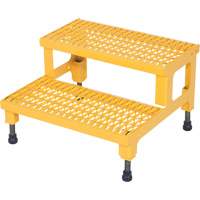 Adjustable Step-Mate Stand, 2 Step(s), 23-13/16" W x 22-7/8" L x 15-1/4" H, 500 lbs. Capacity GTA Hardware Inc