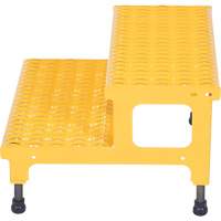 Adjustable Step-Mate Stand, 2 Step(s), 23-13/16" W x 22-7/8" L x 15-1/4" H, 500 lbs. Capacity GTA Hardware Inc