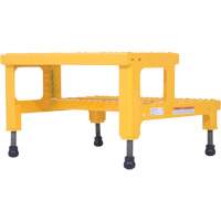 Adjustable Step-Mate Stand, 2 Step(s), 23-13/16" W x 22-7/8" L x 15-1/4" H, 500 lbs. Capacity GTA Hardware Inc