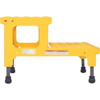 Adjustable Step-Mate Stand, 2 Step(s), 23-13/16" W x 22-7/8" L x 15-1/4" H, 500 lbs. Capacity GTA Hardware Inc