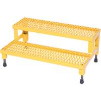 Adjustable Step-Mate Stand, 2 Step(s), 36-3/16" W x 22-7/8" L x 15-1/4" H, 500 lbs. Capacity GTA Hardware Inc