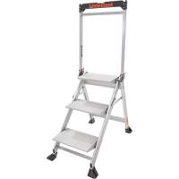 Jumbo Step Ladder, 2.2', Aluminum, 375 lbs. Capacity, Type 1AA GTA Hardware Inc