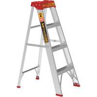 Step Ladder, 4', Aluminum, 200 lbs. Capacity, Type 3 GTA Hardware Inc