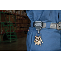 Super48 Key Chains, Polycarbonate, 48" Cable, Belt Clip Attachment GTA Hardware Inc