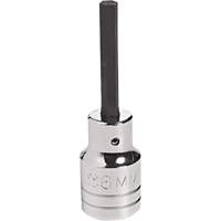 Socket Bit, Hex, 18 mm x 4" L, 1/2" Drive GTA Hardware Inc