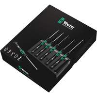 Micro Series Screwdriver Set with Rack, 6 Pcs. GTA Hardware Inc