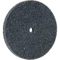 Meule homog&egrave;ne &agrave; faible densit&eacute; de s&eacute;rie 500 Standard Abrasives, 3" x 1/4", Arbre de 1/4", Grain de Fin, Carbure de silicium GTA Hardware Inc