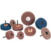 Meule Buff & Blend Standard Abrasives, 3" dia. x 1/4" la, Arbre 1/4", Oxyde d'aluminium GTA Hardware Inc