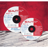 Cut-Off Wheel, 5" x 0.045", 7/8" Arbor, Type 27, Aluminum Oxide/Ceramic, 12200 RPM GTA Hardware Inc