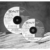 Cut-Off Wheel, 5" x 0.045", 7/8" Arbor, Type 27, Aluminum Oxide/Ceramic, 12200 RPM GTA Hardware Inc