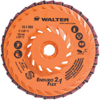 Enduro-Flex 2-in-1 Flap Disc, 5" x 5/8"-11, 80 Grit, Ceramic GTA Hardware Inc