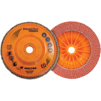 Enduro-Flex Turbo Flap Disc, 4-1/2" x 5/8"-11, Type 27S, 36/60 Grit, Ceramic GTA Hardware Inc