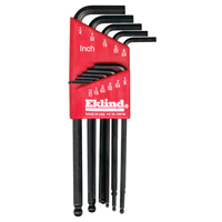 Balldrive Hex Key, Hex End, 7/64" x 3.56" L, L Shape GTA Hardware Inc