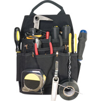 Porte-outils professionnels pour &eacute;lectricien, Porte-outil multiple, Polyester, 11 Poches GTA Hardware Inc