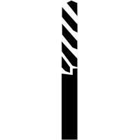 Forets pour trou de passage &agrave; pointes au carbure, Diam&egrave;tre de 1/4" GTA Hardware Inc