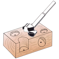 Forstner Bit, 2/5", 8 mm Shank, 3-1/2" Length GTA Hardware Inc