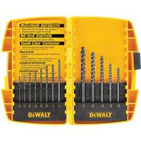 Black & Gold Drill Bit Set, 13 Pieces, High Speed Steel GTA Hardware Inc