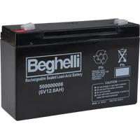 Sealed Lead Acid Batteries, 6 V, 12 Ah GTA Hardware Inc