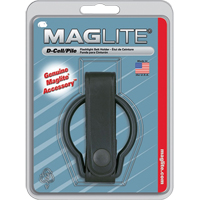 Belt Clip for D-Cell Flashlights, Flashlight Holder, Leather, 1 Pockets GTA Hardware Inc