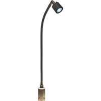 Lampe &agrave; col-de-cygne &agrave; flux &eacute;lev&eacute; de la s&eacute;rie LS, 5 W, DEL, Col 27", Noir GTA Hardware Inc