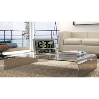 Horloge g&eacute;ante, Num&eacute;rique, &agrave; piles, 16,5" la x 1,7" p x 11" h, Argent GTA Hardware Inc