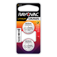 Piles boutons au lithium CR2025, 3 V GTA Hardware Inc