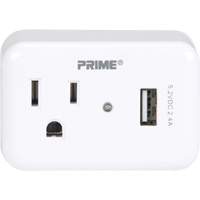 Prime&reg; USB Charger with Surge Protector GTA Hardware Inc