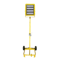 Chariot d'&eacute;clairage &agrave; t&ecirc;te unique avec treuil, DEL, 200 W, 30000 lumens, Boîtier en Aluminium GTA Hardware Inc