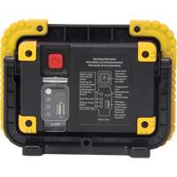 Portable Work Light, LED, 10 W, 1000 Lumens, Plastic Housing GTA Hardware Inc